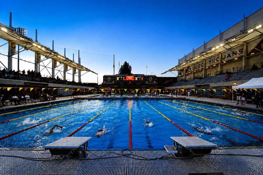 The USC swimming pool